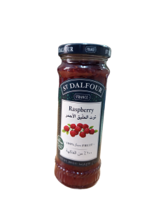 مربى فرنسي سانت دالفور 284 غم 100% فاكهة بطعم توت العليق الاحمر