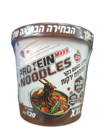 نودلز بروتين بنكهة لحم البقر مع إضافة الخضار المجففة 120غم