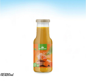 عصير الكركم المركز العضوي النقي الطبيعي بدون سكر 250 مل