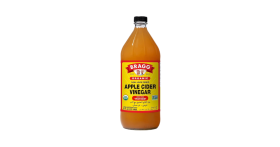 خل التفاح BRAGG العضوي مع اللب طبيعي غير مصفى 960 غم