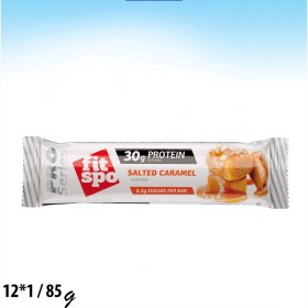 بروتين بار فت سبو 30 غم بروتين بالكراميل المملح قليل السكر 85 غم