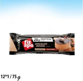 بروتين بار فت سبو ماكس 26غم بروتين موس الشوكولاتة خالي من الجلوتين 75غم